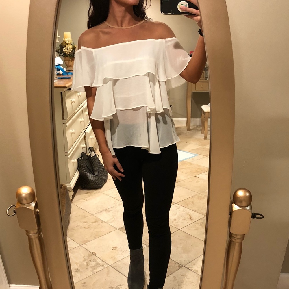 Atina Cristina Short Sleeve Blouse
